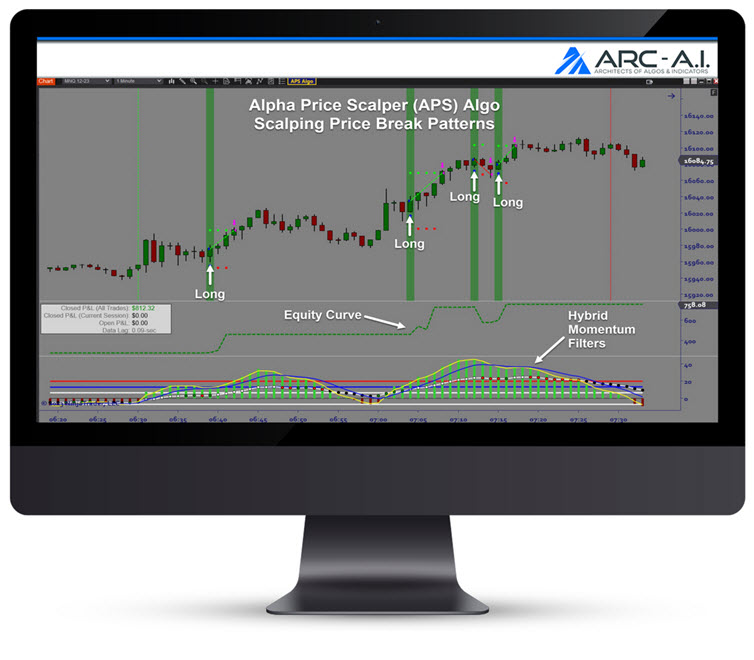 Alpha Scalper Algo screen